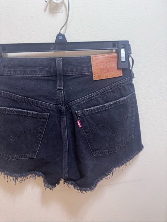Levi's Pants - Women’s Levi's Black 501 denim Cutoff Shorts size 25